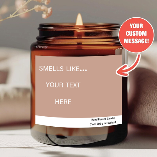 1 personalized candle - customized photos and text, transparent color can - long-lasting soy wax (burning time over 12 hours) - wedding, Valentine's Day, birthday, bridesmaid gift - personalized souvenir gift, event candle