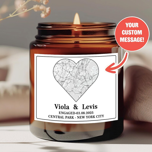 1pc Personalized Candle - Custom Photo & Text, Elegant Golden-Brown Can - Long-Lasting Soy Wax - Wedding, Anniversary, Valentine's, Birthday, Bridesmaid Gifts - Home Decor Candle in - Perfect Personalized Keepsake Gift, Event Candle