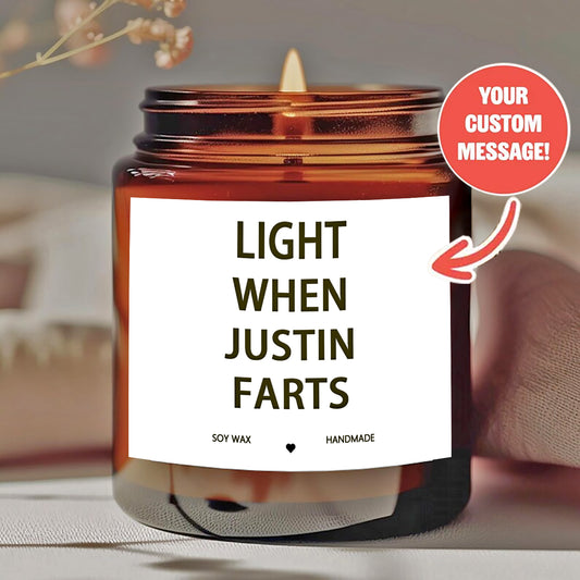 1 personalized candle - customized photos and text, transparent color can - long-lasting soy wax - wedding, Valentine's Day, birthday, bridesmaid gift - personalized souvenir gift, event candle