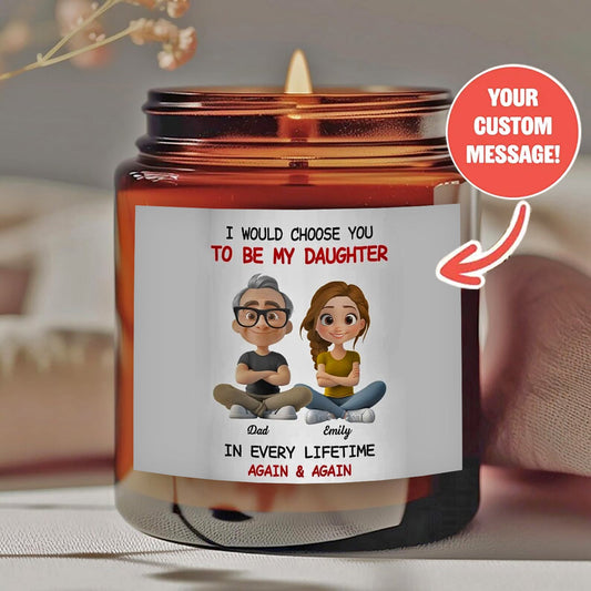 1 personalized candle - customized photos and text, transparent color can - long-lasting soy wax- wedding, Valentine's Day, birthday, bridesmaid gift - personalized souvenir gift, event candle