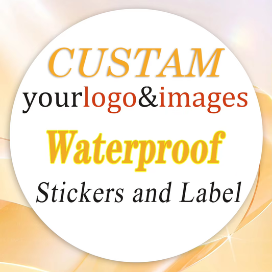 [Custom Stickers] 50pcs/100pcs/250pcs/500pcs Customizable Stickers and Logos | DIY Corporate Stickers, Gift Stickers, Durable